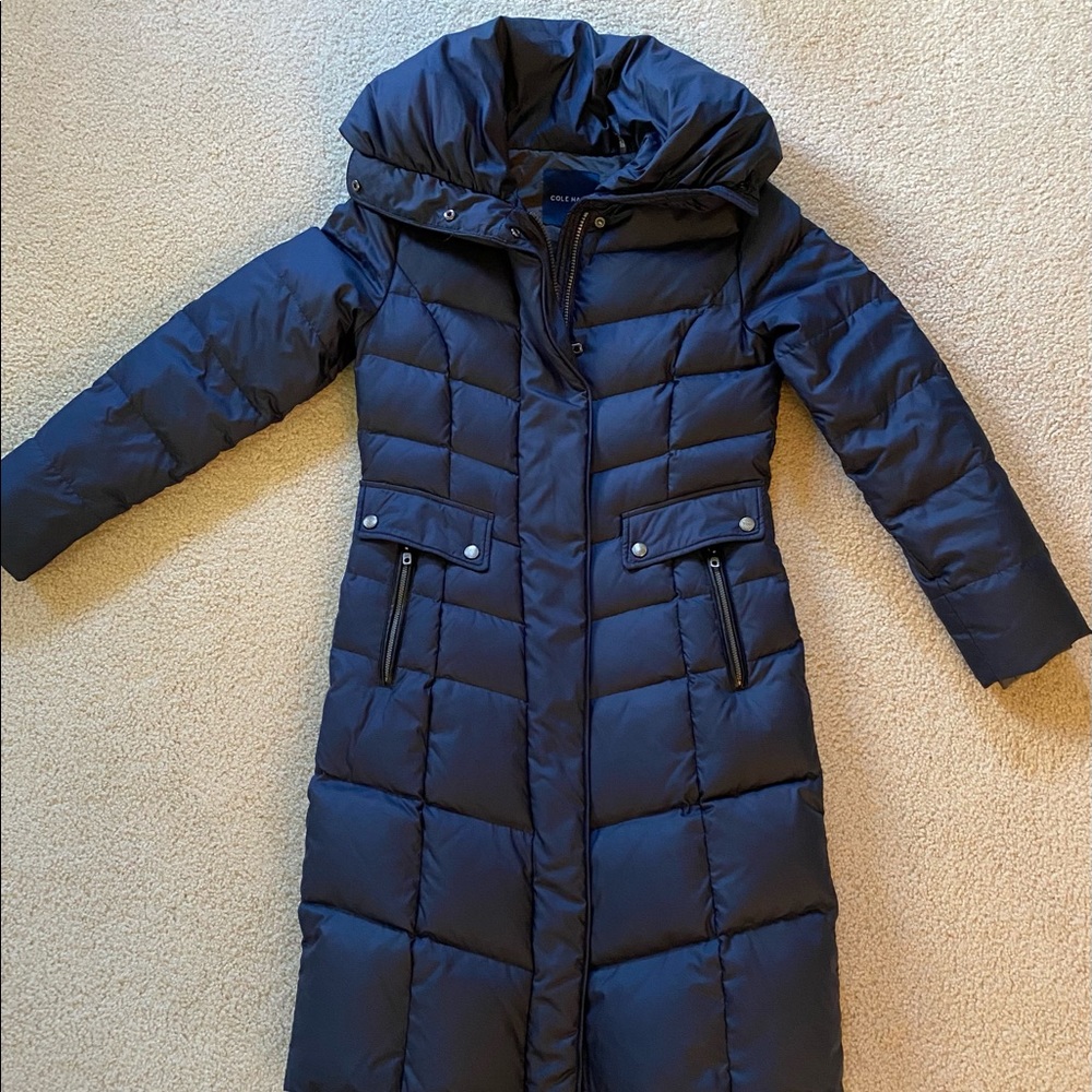 Cole Haan long down coat